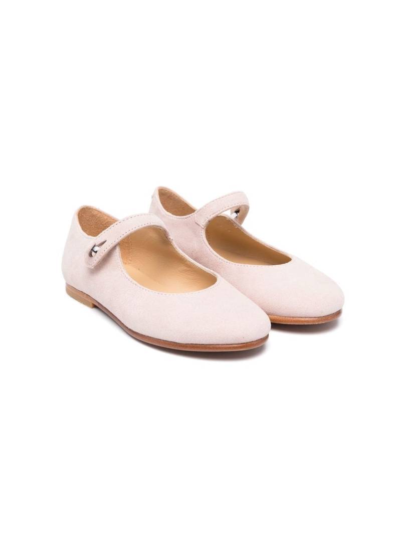 Bonpoint button-fastening ballerina shoes - Pink von Bonpoint