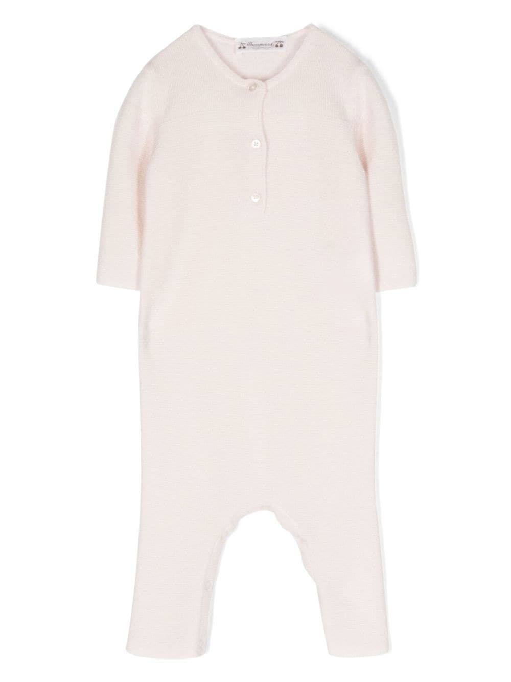 Bonpoint button-front cashmere bodie - Pink von Bonpoint