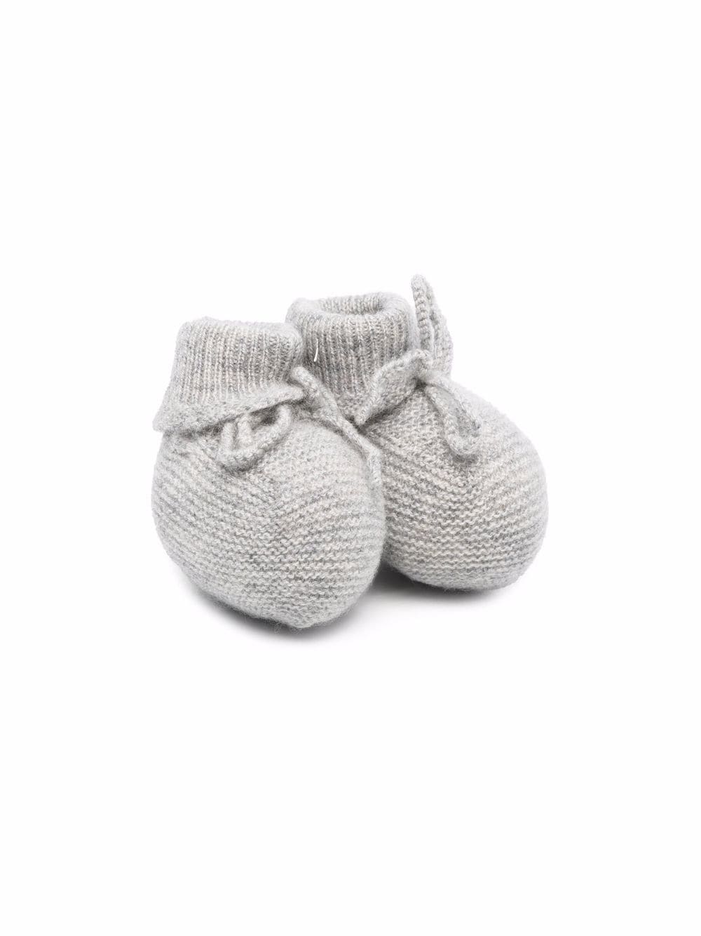 Bonpoint cashmere knit pre-walkers - Grey von Bonpoint