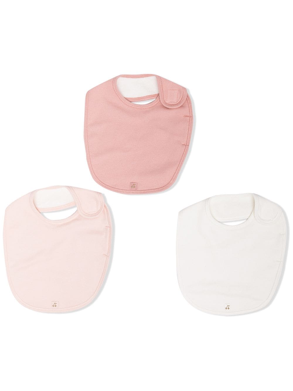 Bonpoint cotton bib set - Pink von Bonpoint