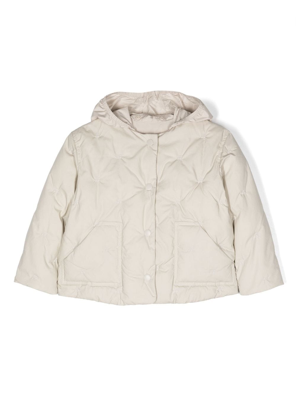 Bonpoint detachable-hood padded jacket - Neutrals von Bonpoint