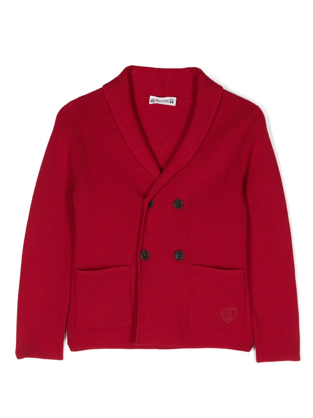 Bonpoint double-breasted wool cardigan - Red von Bonpoint