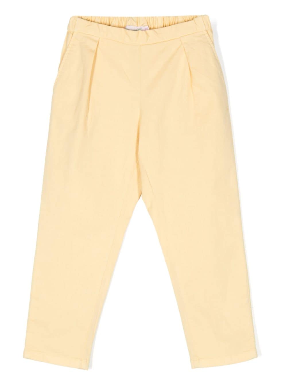 Bonpoint elastic-waist chino trousers - Yellow von Bonpoint