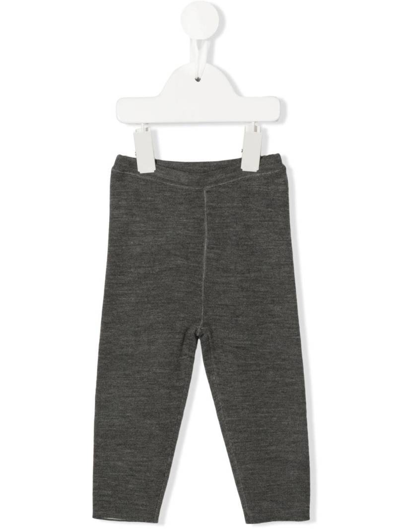 Bonpoint elasticated ribbed leggings - Grey von Bonpoint