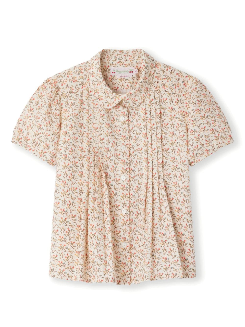 Bonpoint floral-print cotton blouse - Neutrals von Bonpoint