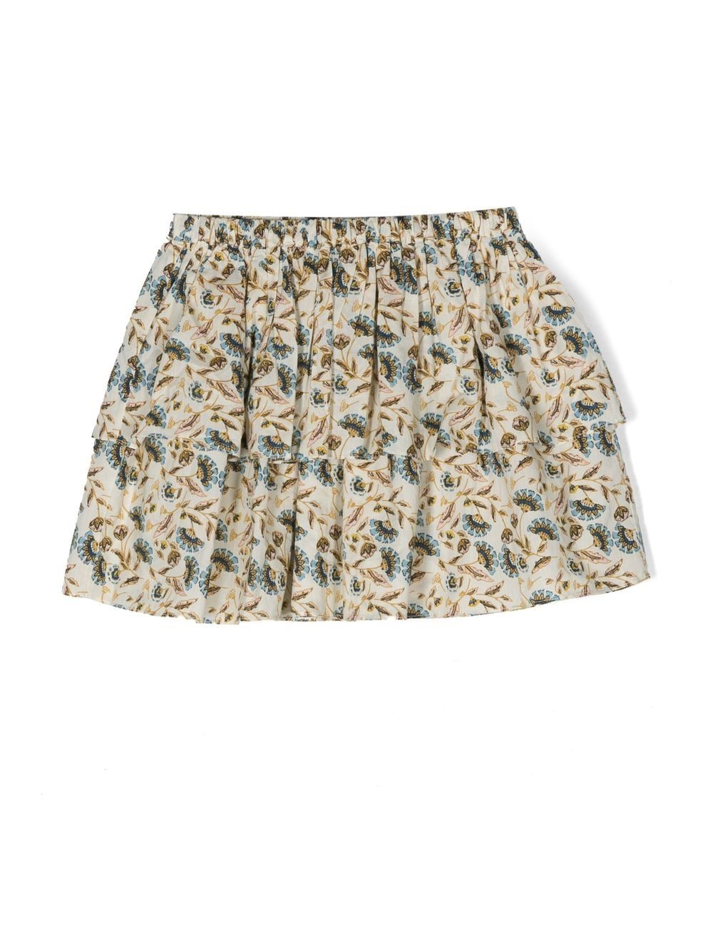 Bonpoint floral-print flared mini skirt - Neutrals von Bonpoint