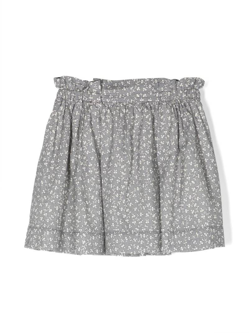 Bonpoint floral print skirt - Grey von Bonpoint