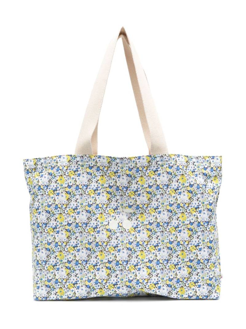 Bonpoint floral-print tote bag - Blue von Bonpoint
