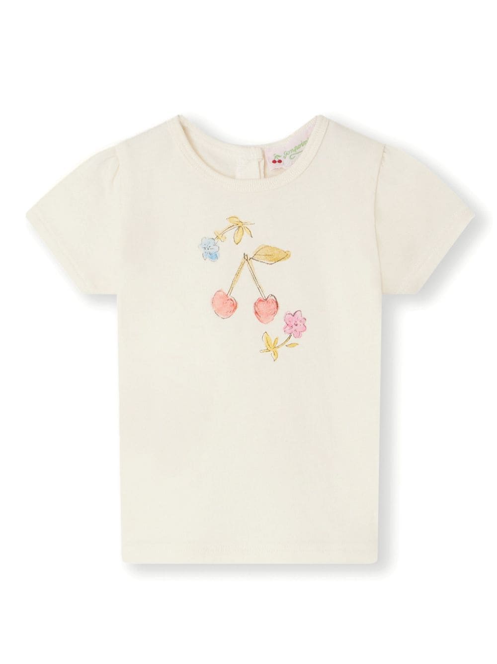 Bonpoint fruit-print cotton T-shirt - White von Bonpoint