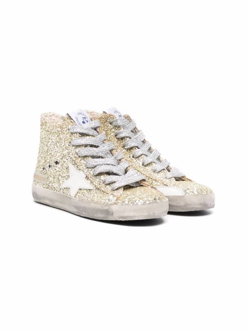 Golden Goose Kids x Bonpoint glitter star-patch sneakers von Golden Goose Kids