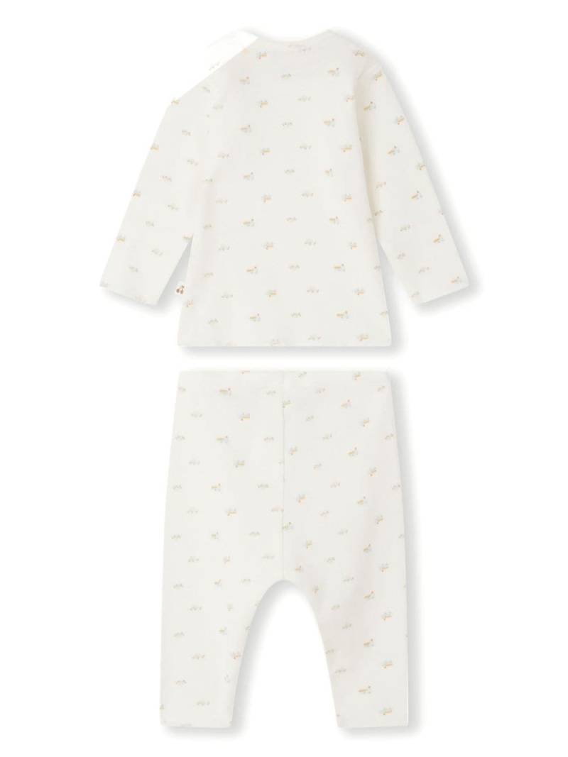 Bonpoint graphic-print cotton pajamas - White von Bonpoint