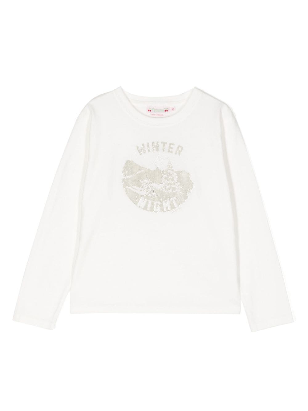 Bonpoint graphic-print long-sleeve T-shirt - White von Bonpoint