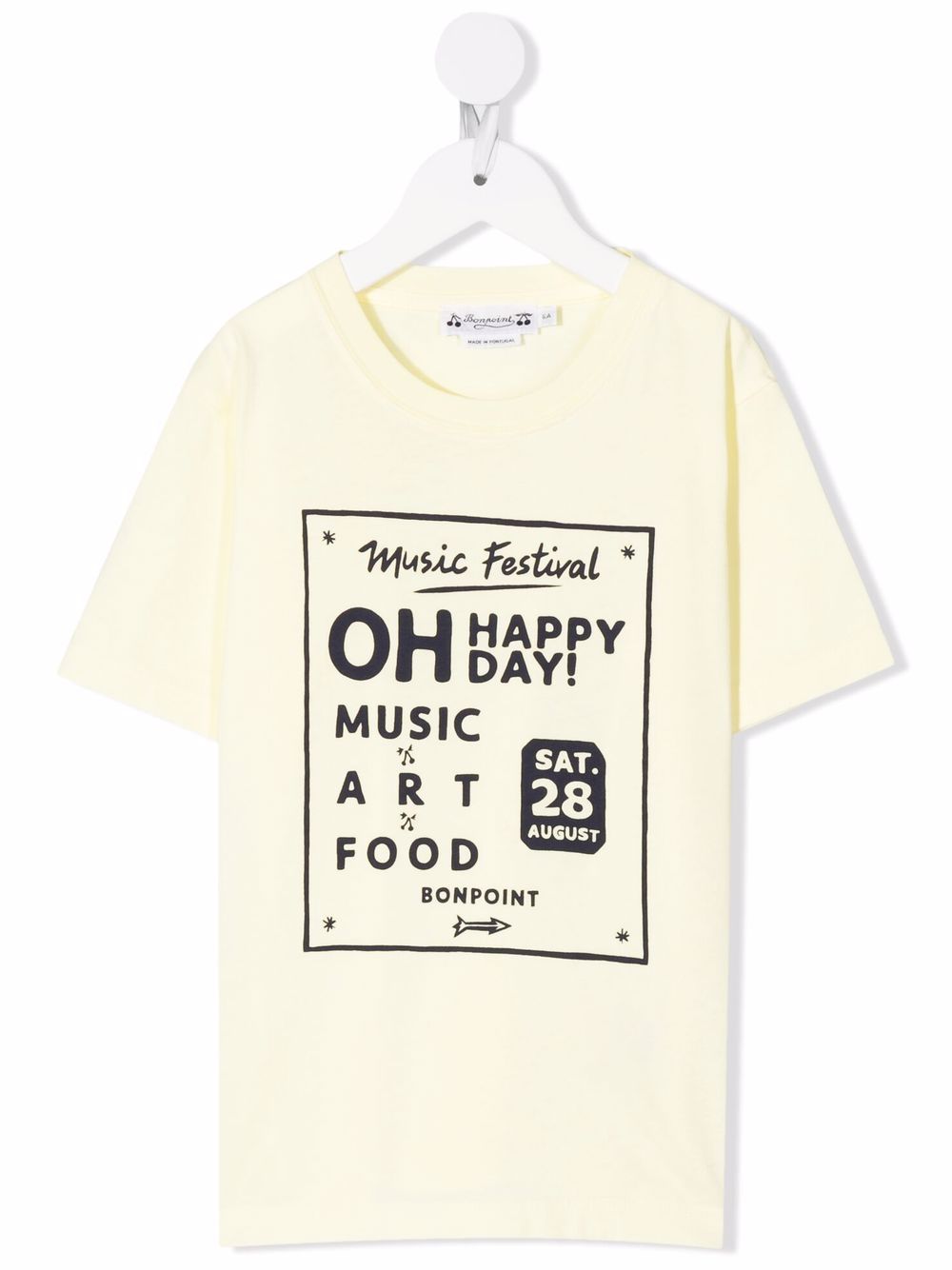 Bonpoint graphic-print organic cotton T-shirt - Yellow von Bonpoint