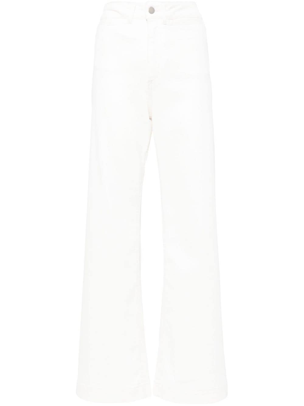 Bonpoint high-waisted flared jeans - White von Bonpoint