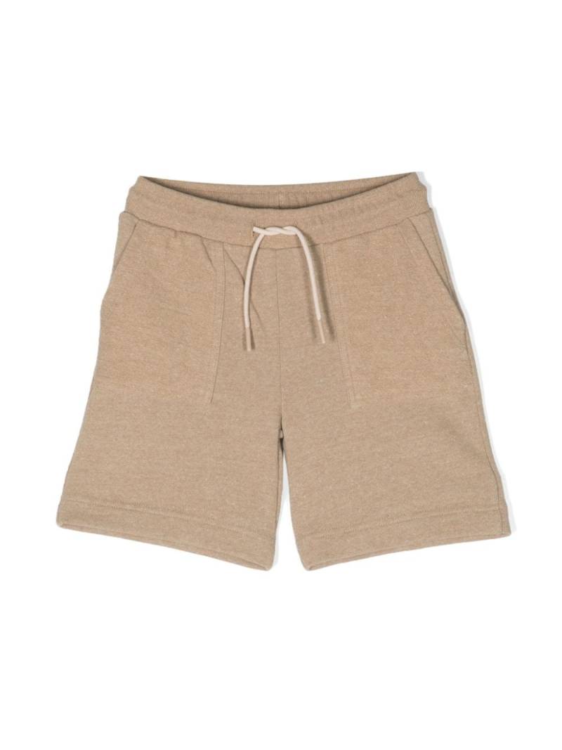 Bonpoint logo-embroidered jersey shorts - Neutrals von Bonpoint