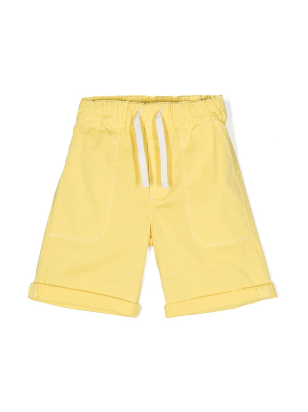 Bonpoint logo-patch bermuda shorts - Yellow von Bonpoint