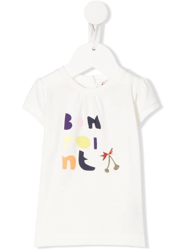 Bonpoint logo-print cotton T-shirt - White von Bonpoint