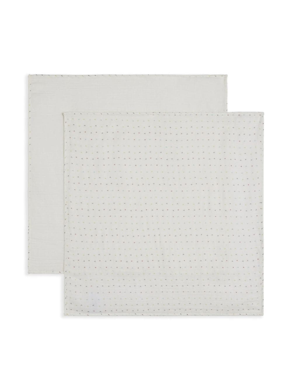 Bonpoint logo-print cotton blankets (set of two) - White von Bonpoint