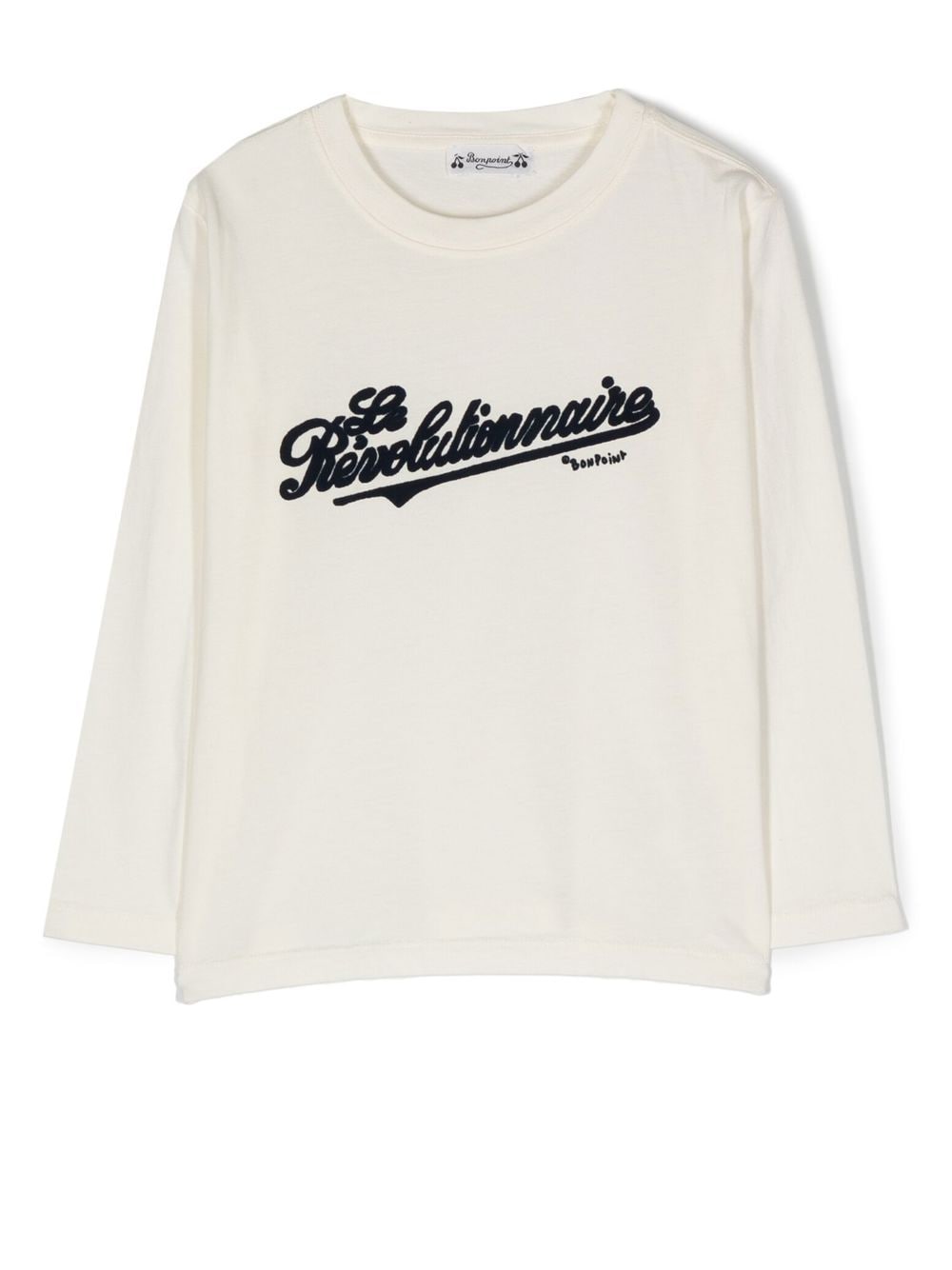 Bonpoint logo-print long-sleeved T-shirt - White von Bonpoint