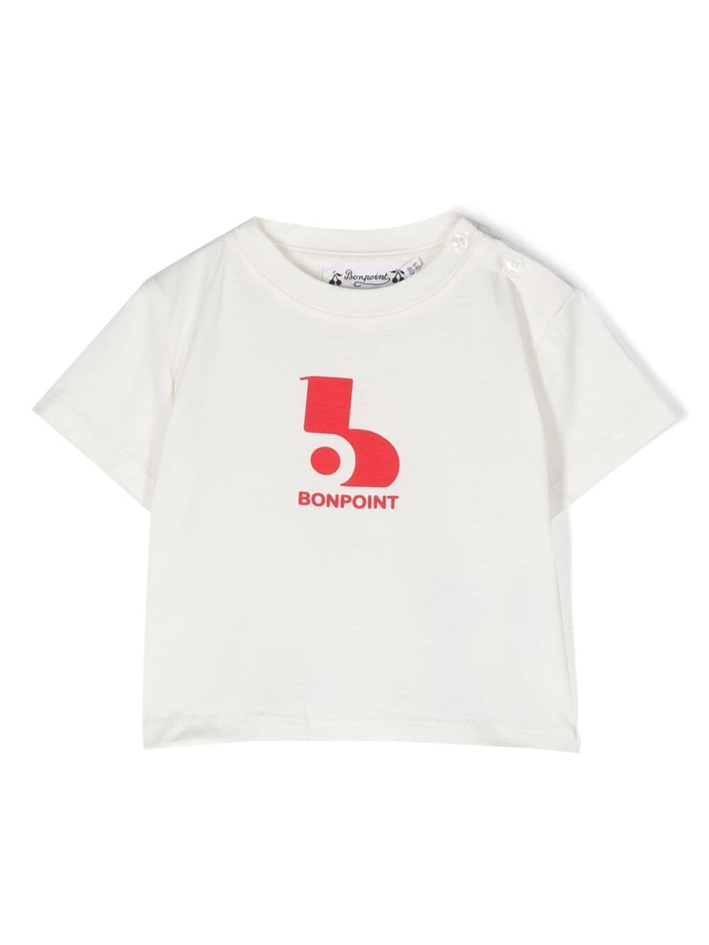 Bonpoint logo-print short-sleeve T-shirt - White von Bonpoint