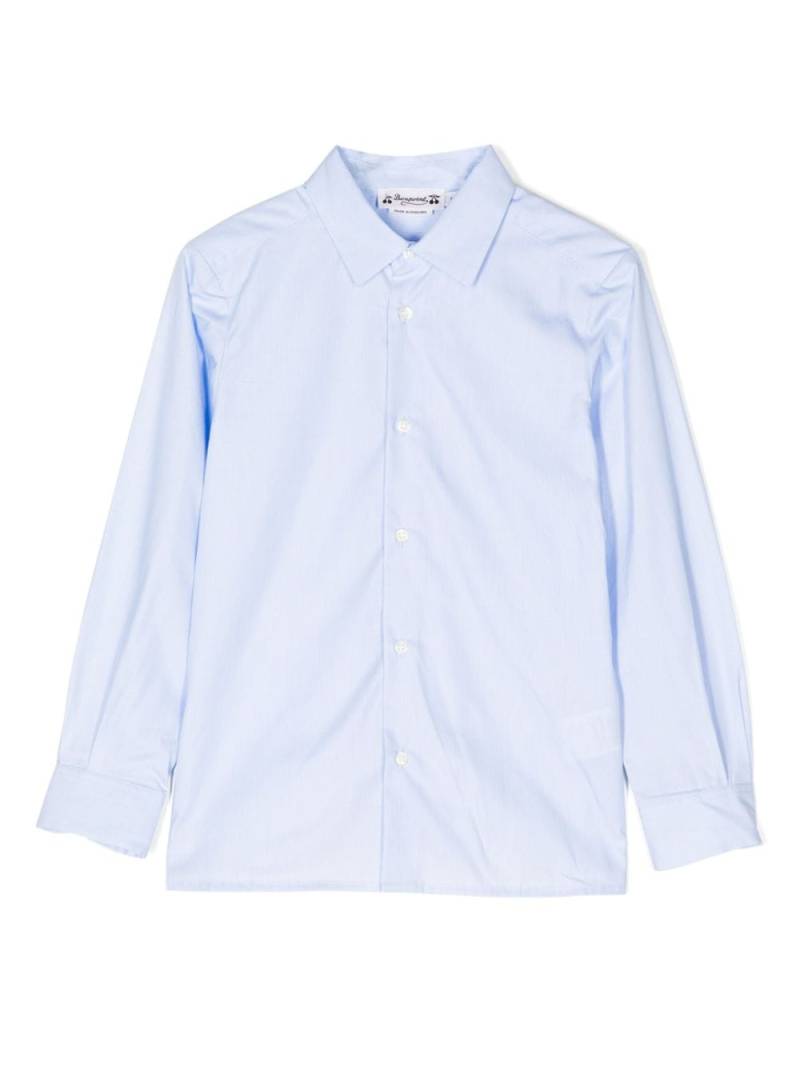 Bonpoint long-sleeve cotton shirt - Blue von Bonpoint