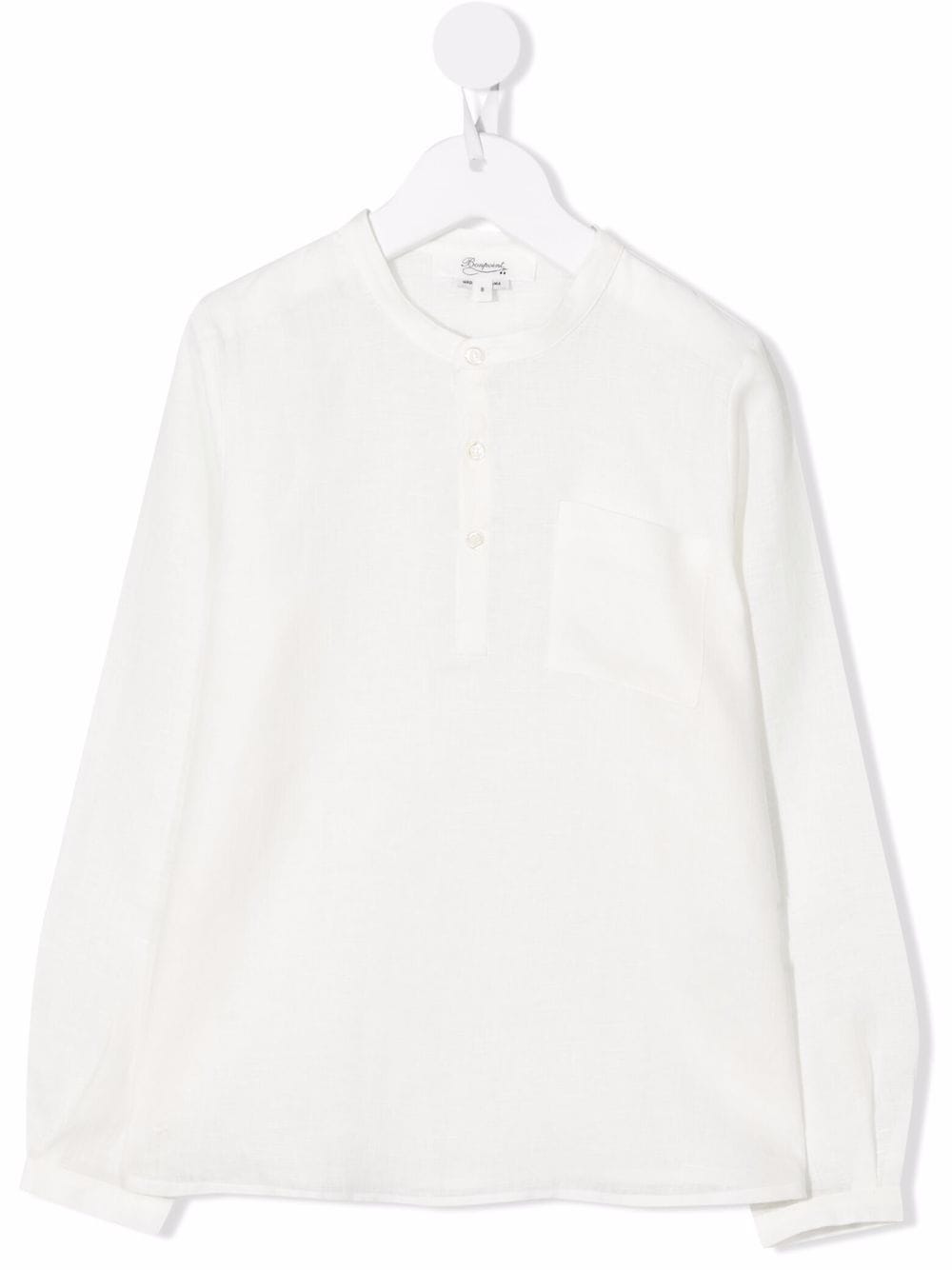 Bonpoint long-sleeve linen shirt - Neutrals von Bonpoint