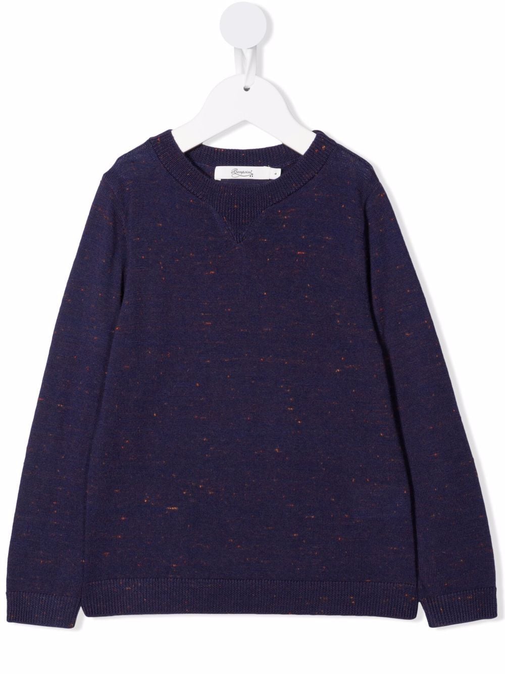 Bonpoint long-sleeved wool-blend sweatshirt - Blue von Bonpoint