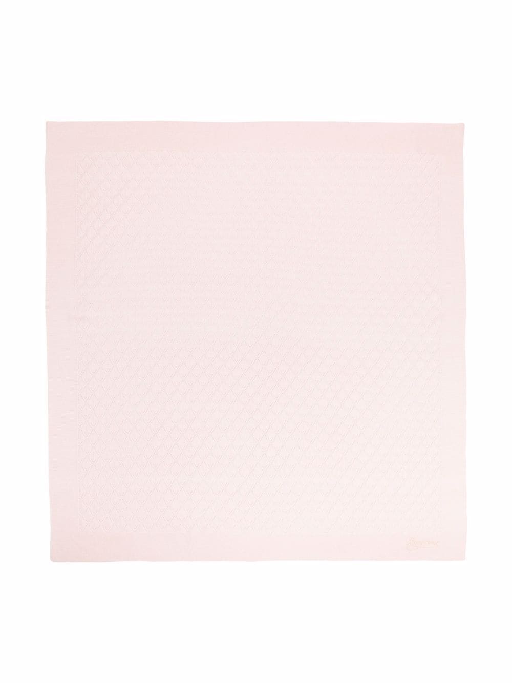 Bonpoint open-knit geometric blanket - Pink von Bonpoint