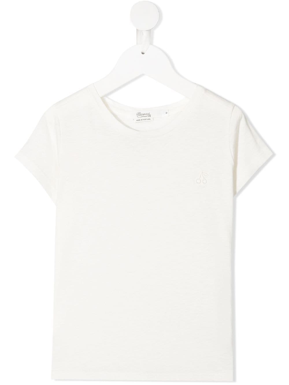 Bonpoint plain cotton T-shirt - White von Bonpoint