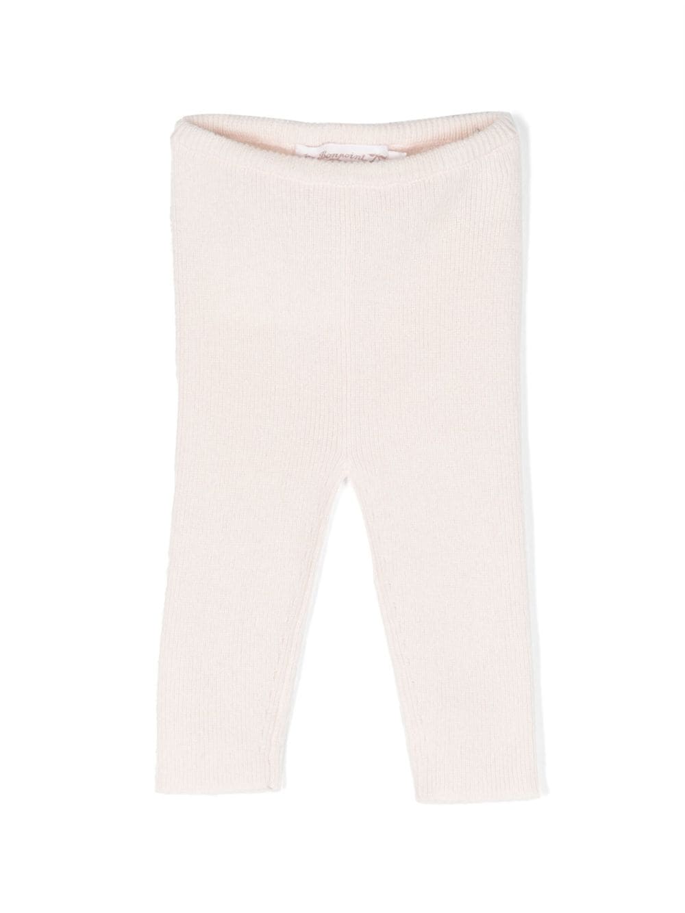 Bonpoint ribbed-knit elasticated leggings - Pink von Bonpoint