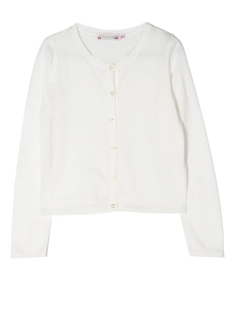 Bonpoint round-neck cardigan - White von Bonpoint