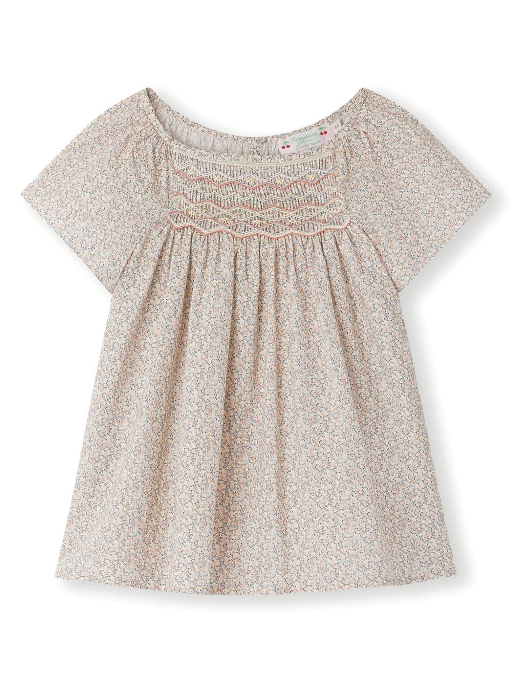 Bonpoint smocked ditsy-floral dress - Neutrals von Bonpoint