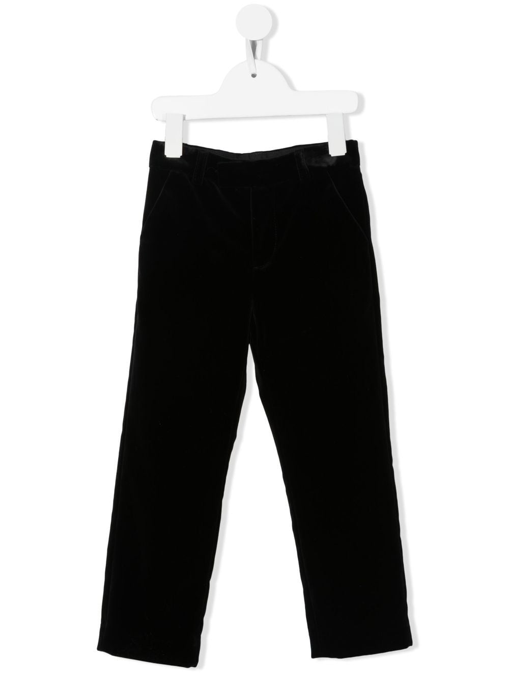 Bonpoint straight-leg velvet trousers - Black von Bonpoint