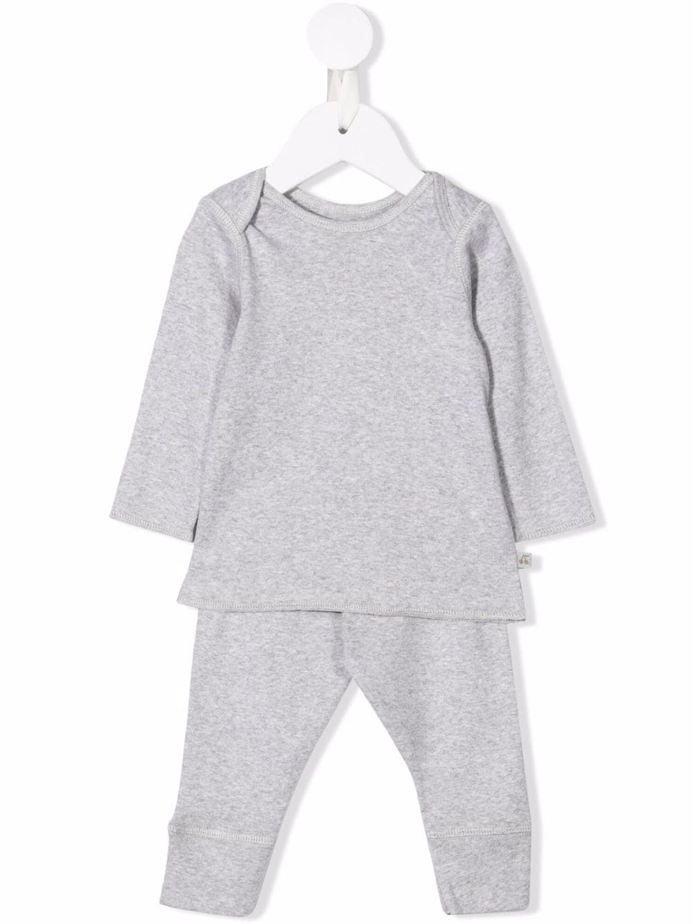 Bonpoint two-piece cotton tracksuit - Grey von Bonpoint