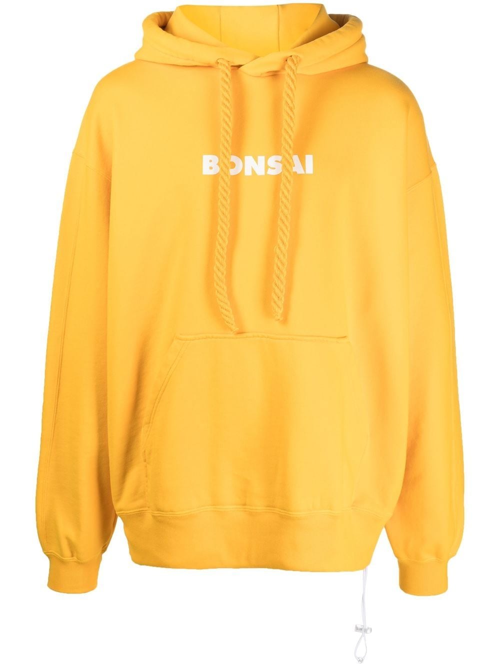 Bonsai logo-print cotton hoodie - Orange von Bonsai
