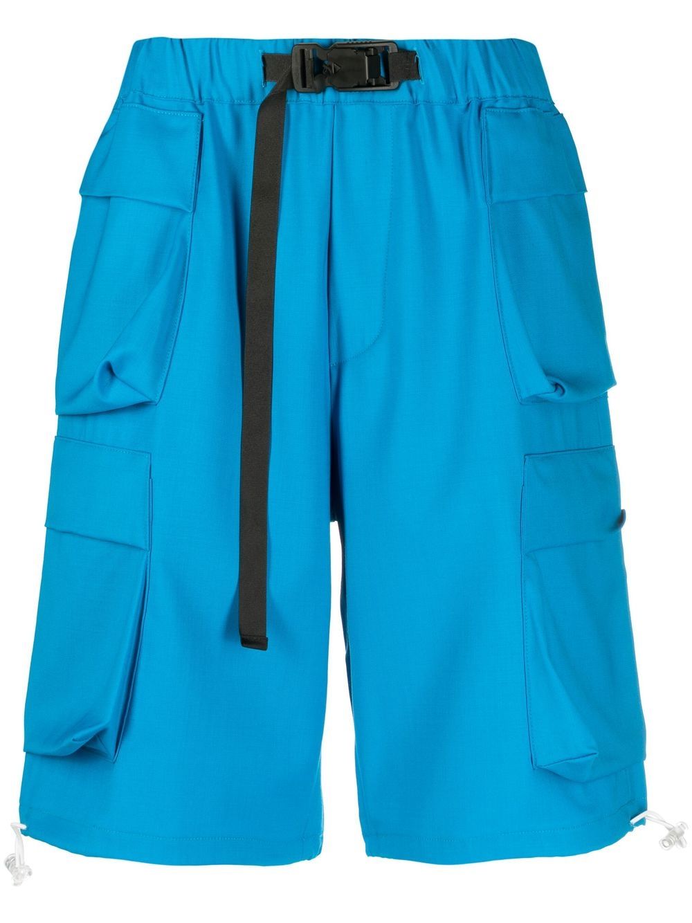 Bonsai virgin wool cargo shorts - Blue von Bonsai