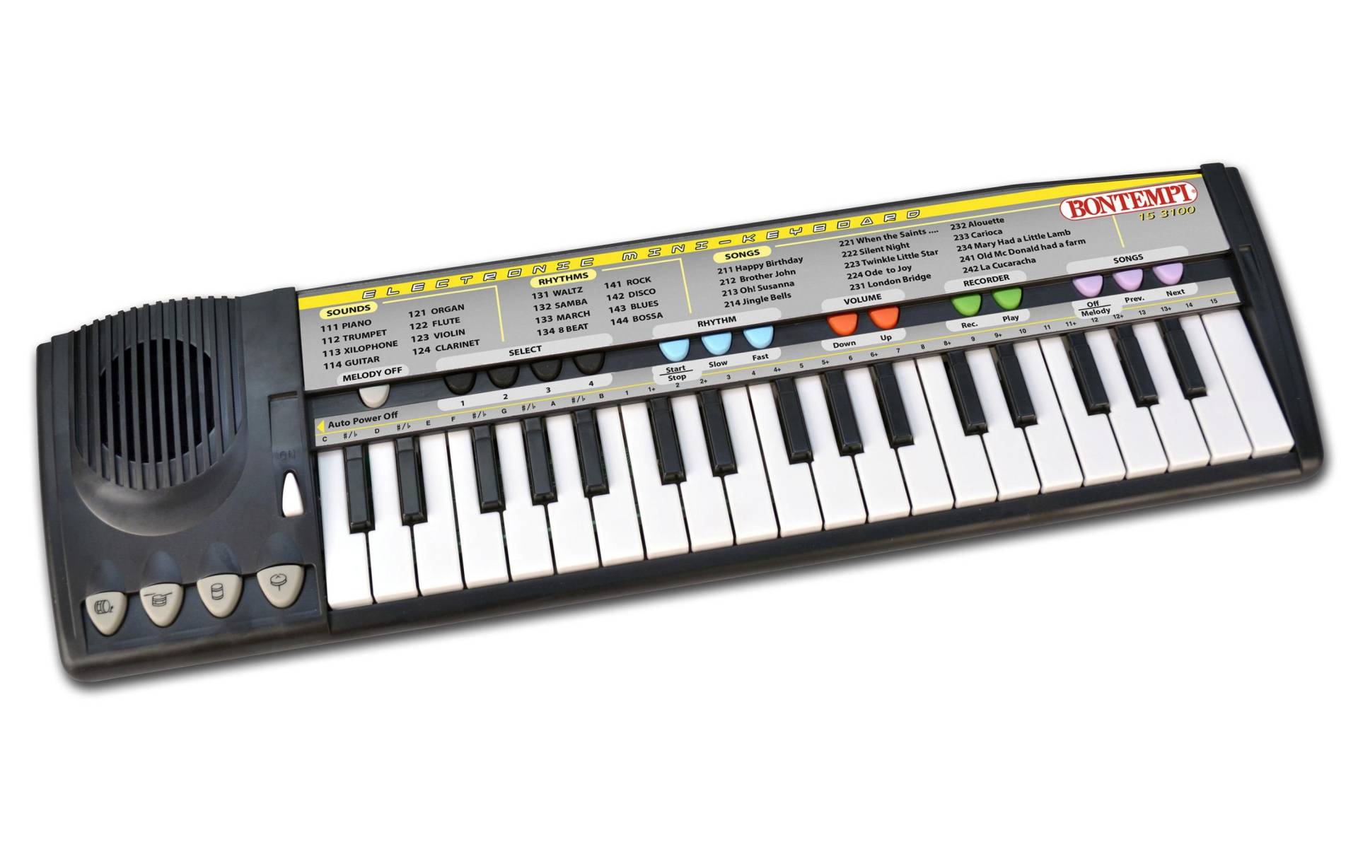Bontempi Spielzeug-Musikinstrument »Digitales Elektronik-Keyboard 37 Tasten« Bontempi Spielzeug-Musikinstrument »Digitales Elektronik-Keyboard 37 Tasten« von Bontempi