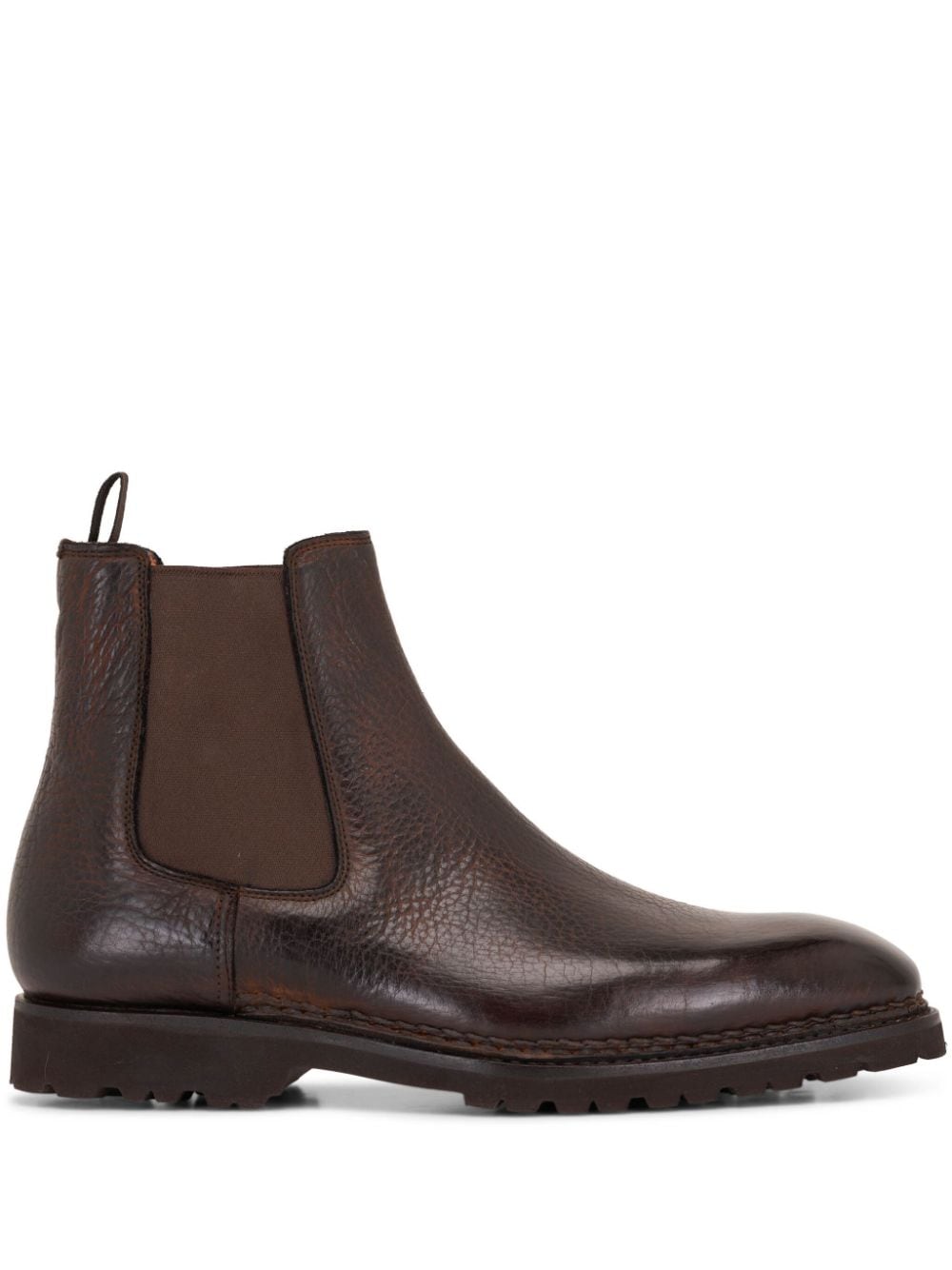 Bontoni almond-toe leather boots - Brown von Bontoni