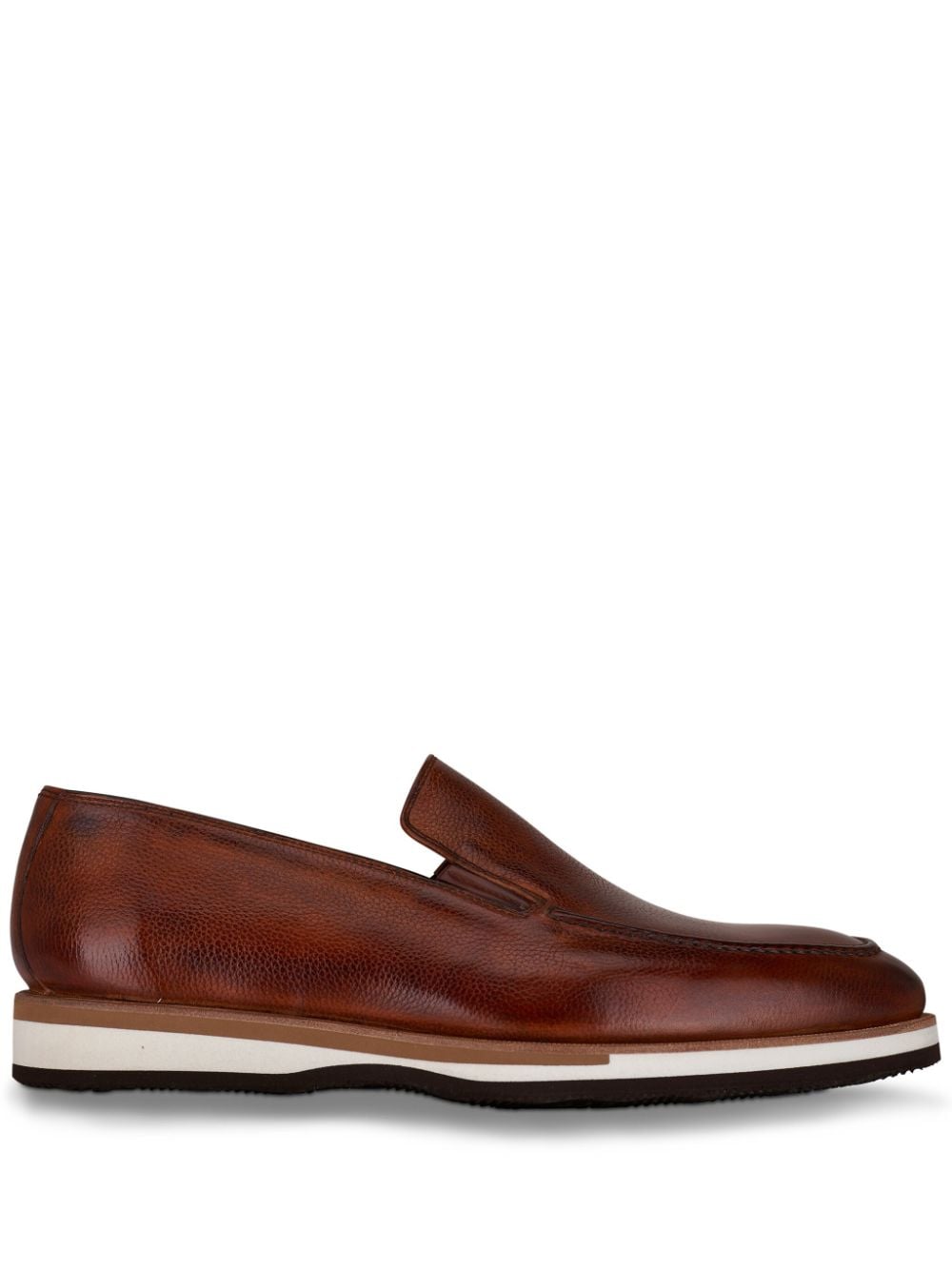 Bontoni Passegio leather loafers - Brown von Bontoni