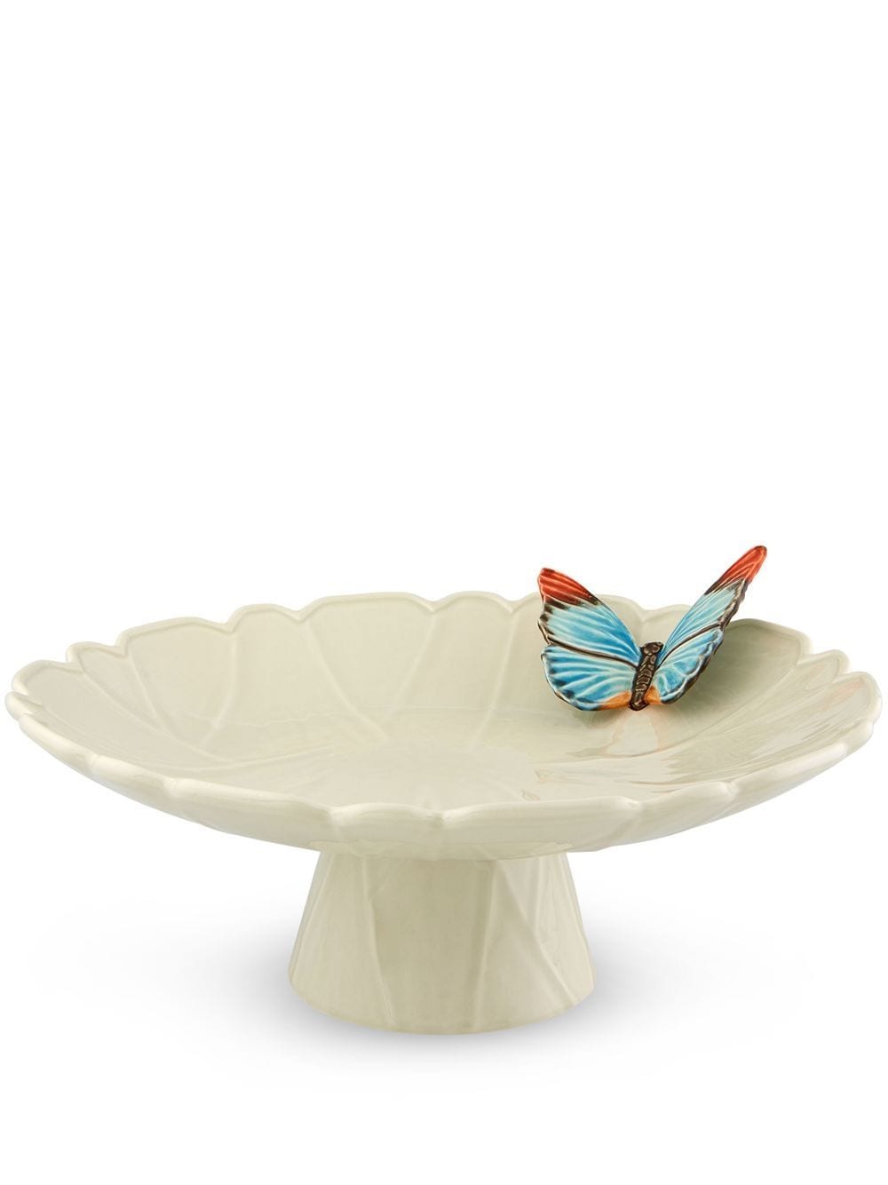 Bordallo Pinheiro 'Cloudy Butterflies' cake-stand - White von Bordallo Pinheiro