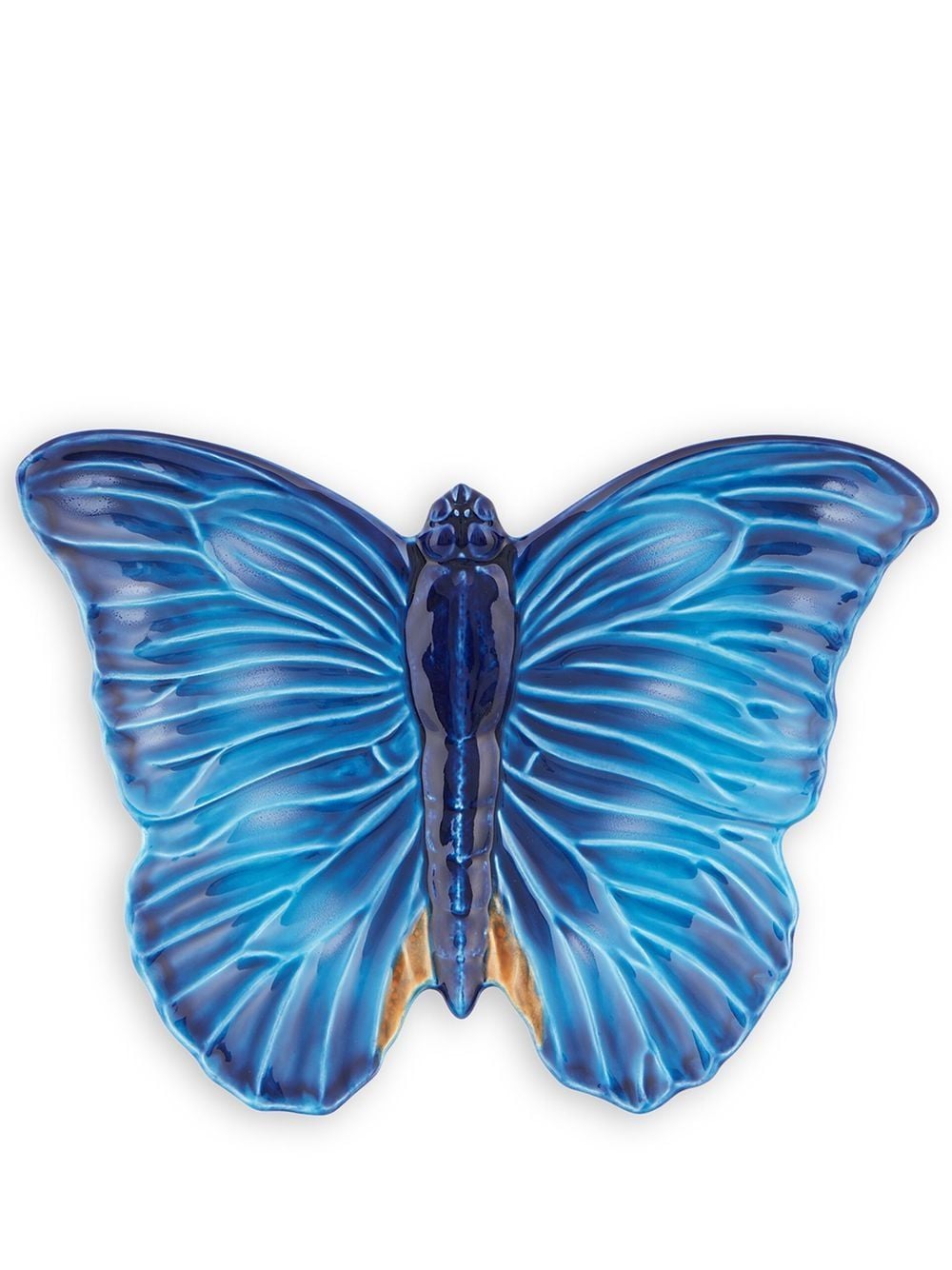 Bordallo Pinheiro 'Cloudy Butterflies' dish - Blue von Bordallo Pinheiro