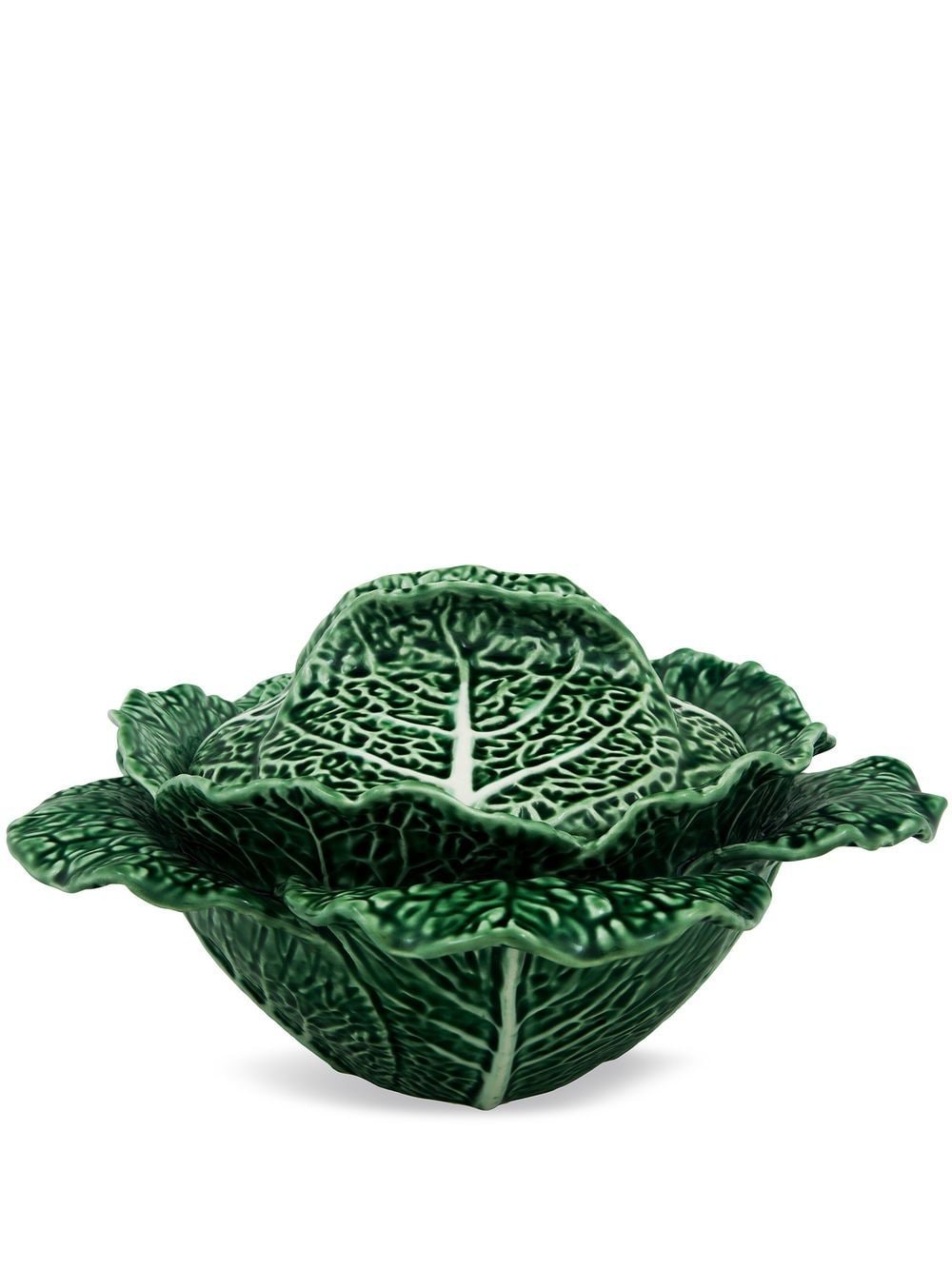 Bordallo Pinheiro 'Couve' glazed tureen - Green von Bordallo Pinheiro