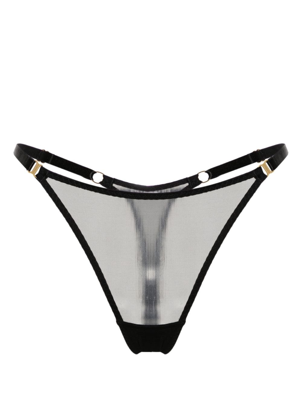 Bordelle Vero mesh thong - Black von Bordelle