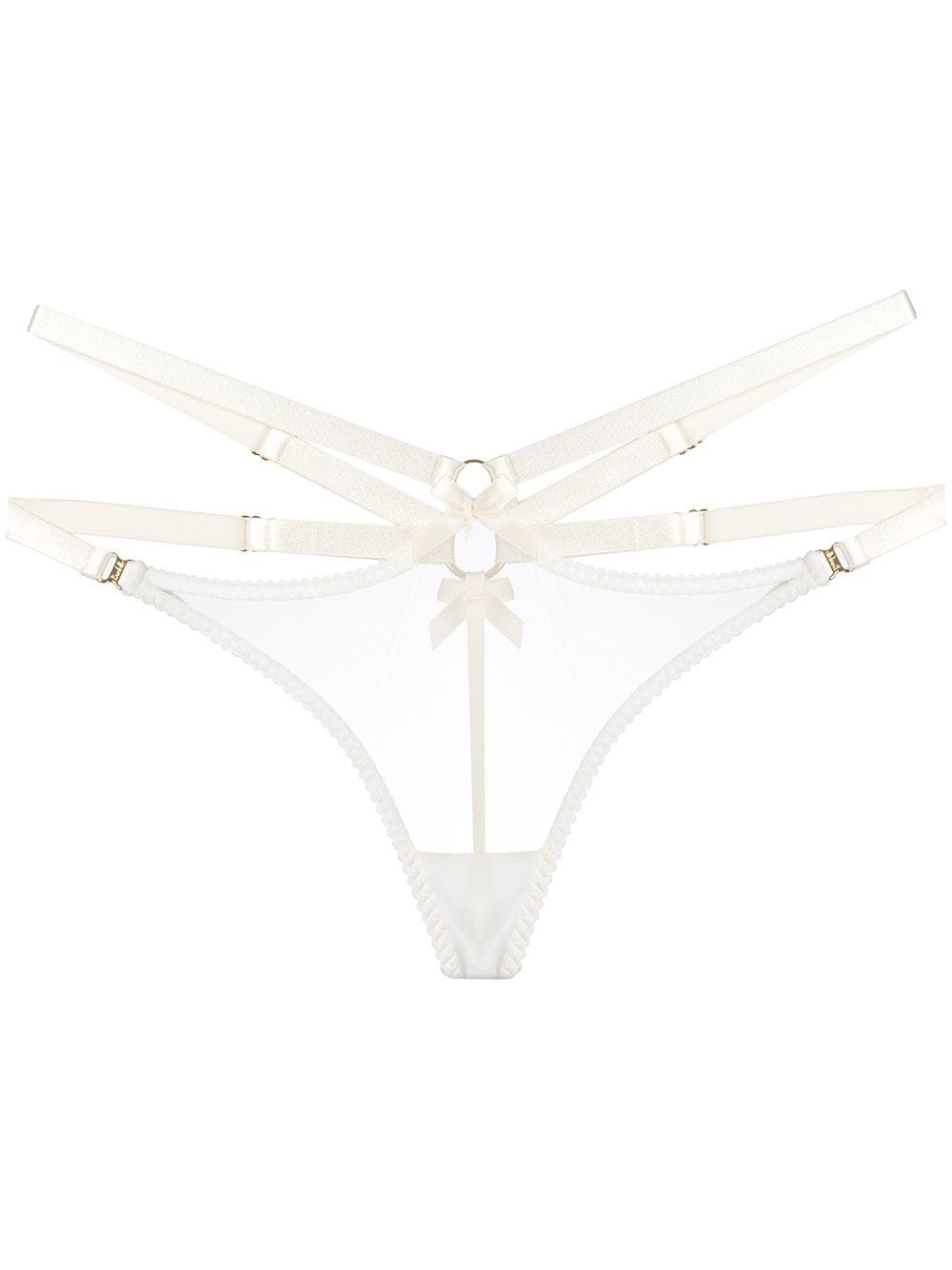 Bordelle harness thong - White von Bordelle