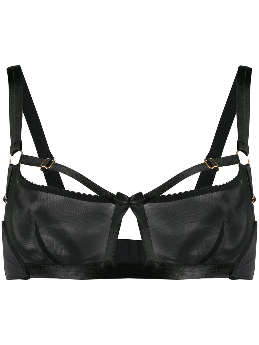 Bordelle lace multi-strap bra - Black von Bordelle