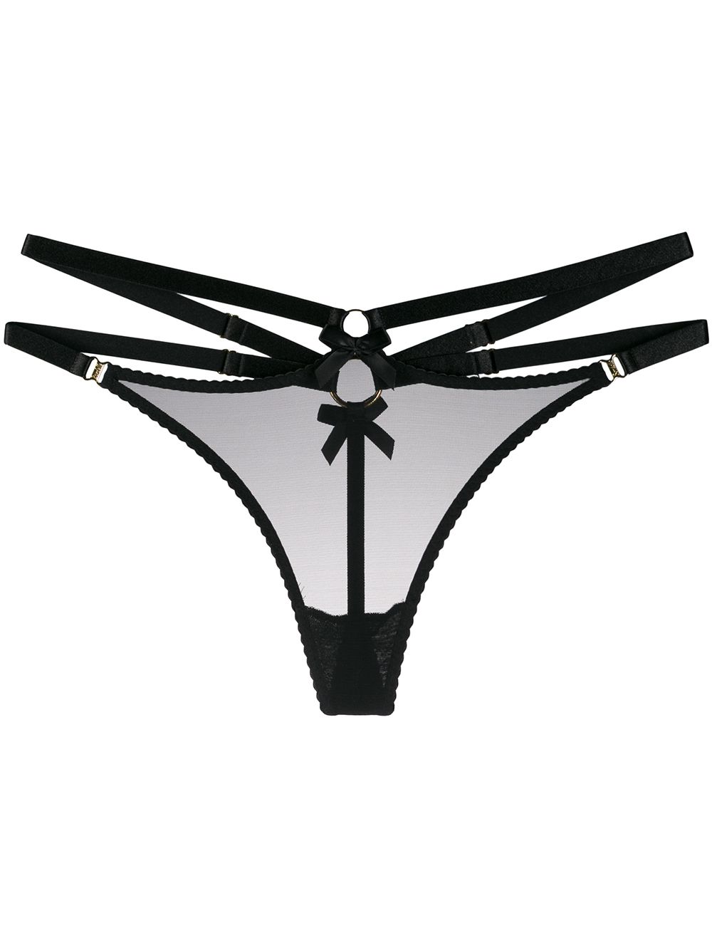 Bordelle multi-strap thong - Black von Bordelle