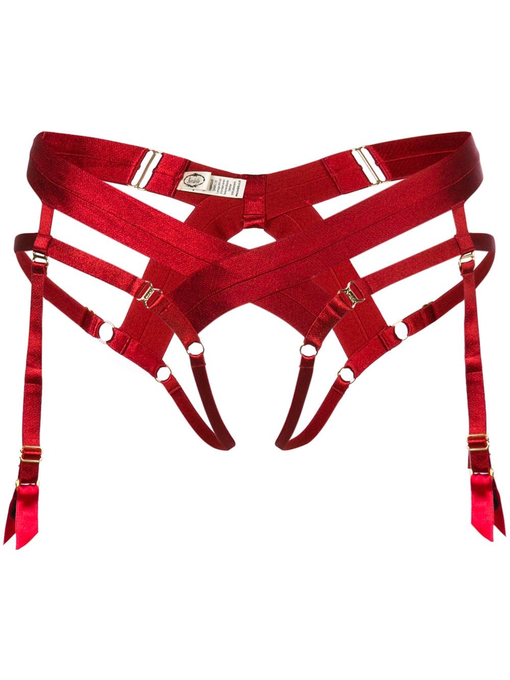 Bordelle suspender belt - Red von Bordelle