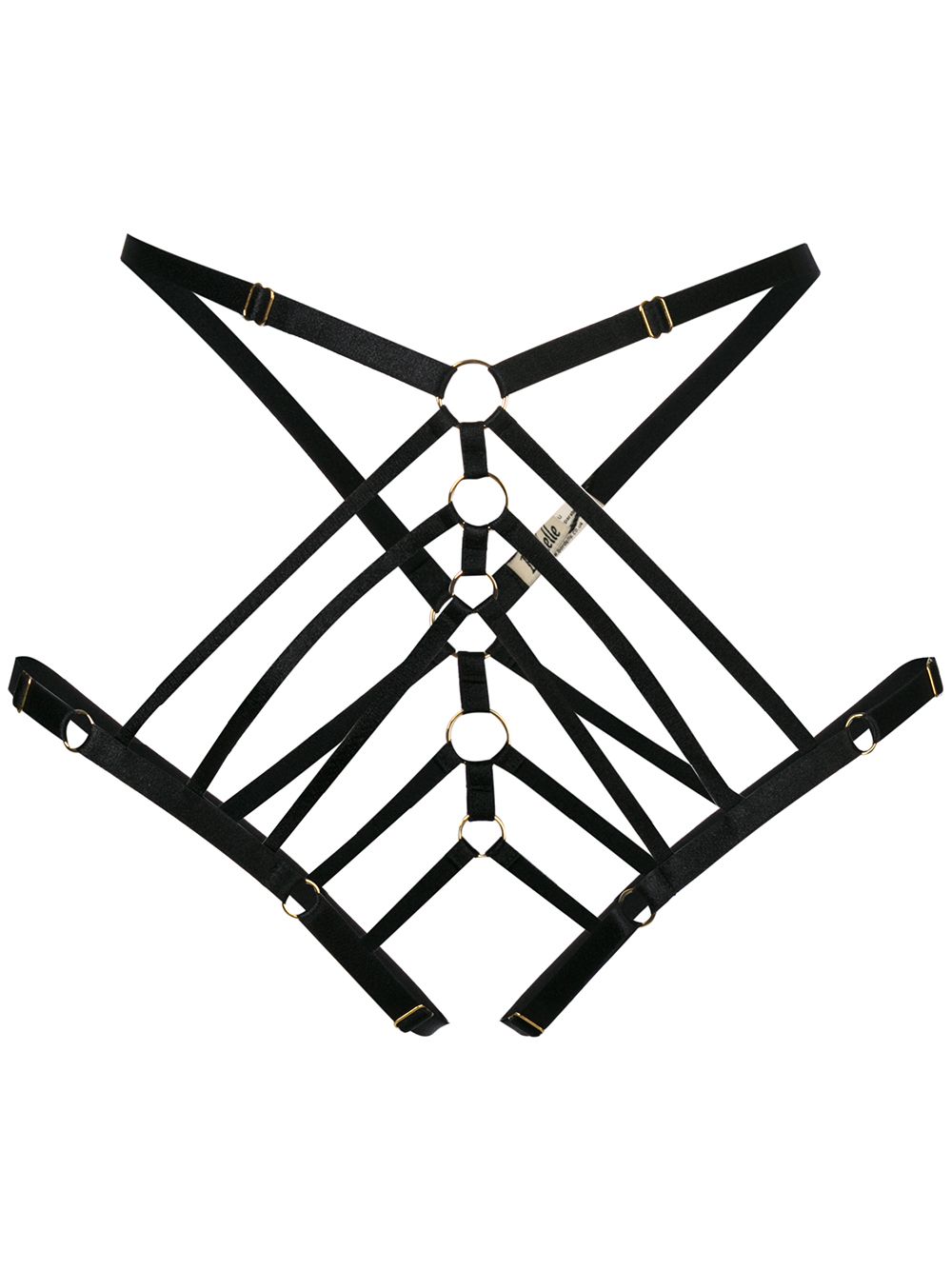 Bordelle webbed harness briefs - Black von Bordelle