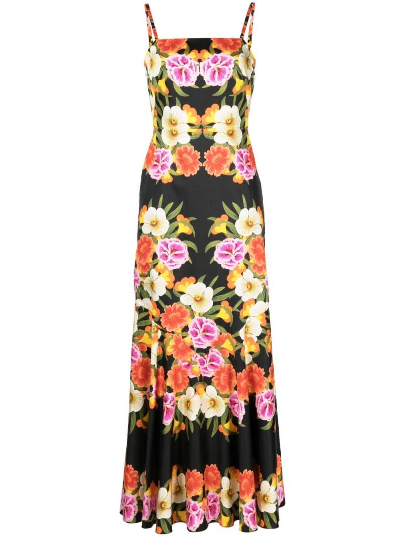 Borgo De Nor Jalisa floral-print maxi dress - Black von Borgo De Nor