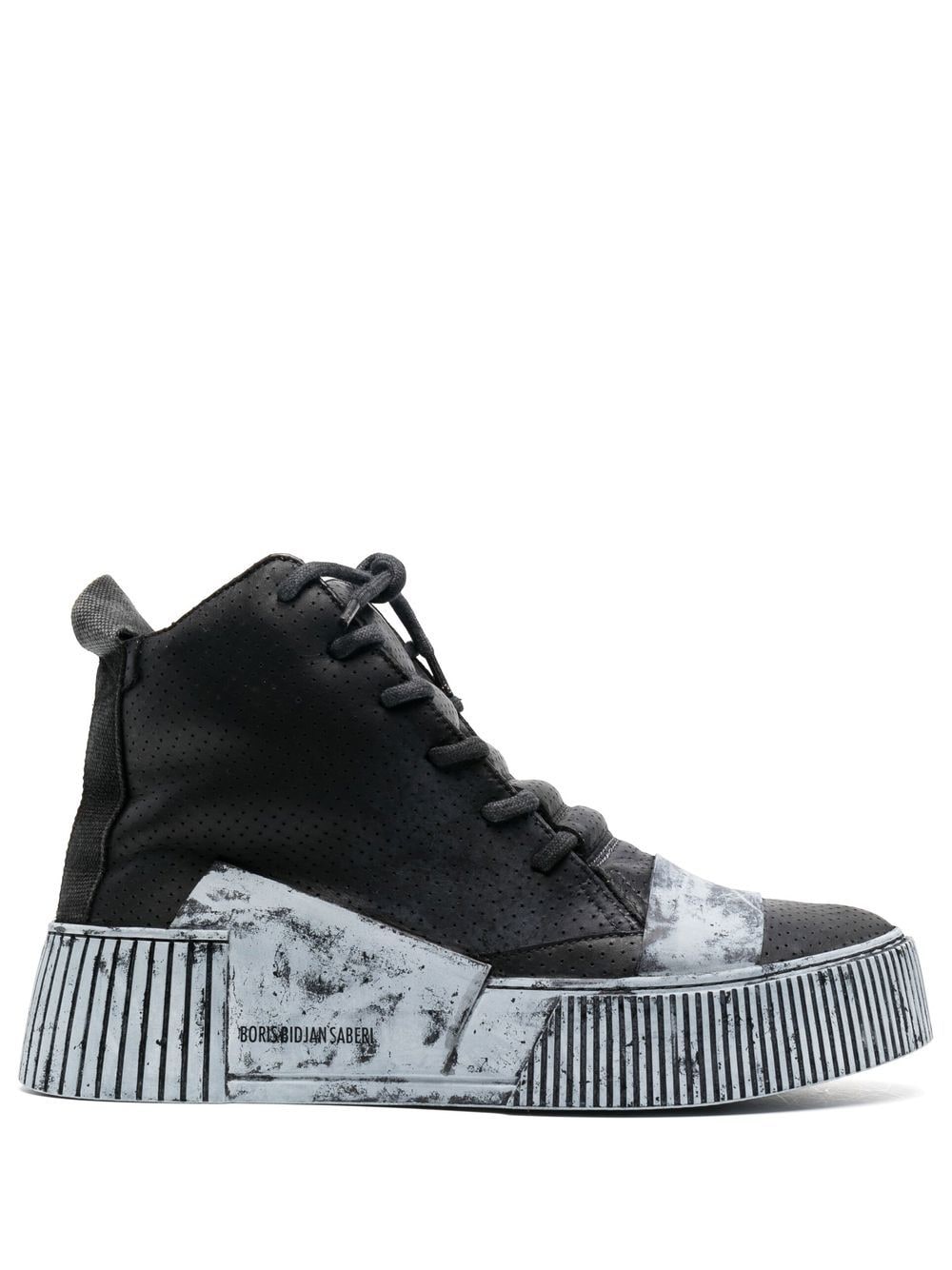 Boris Bidjan Saberi Bamba platform high-top sneakers - Black von Boris Bidjan Saberi